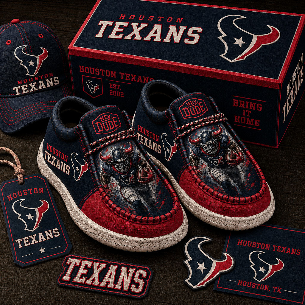 Houston Texans Shoes Best Game Day Loafers Houston Texans Merch Football Themed Gifts
