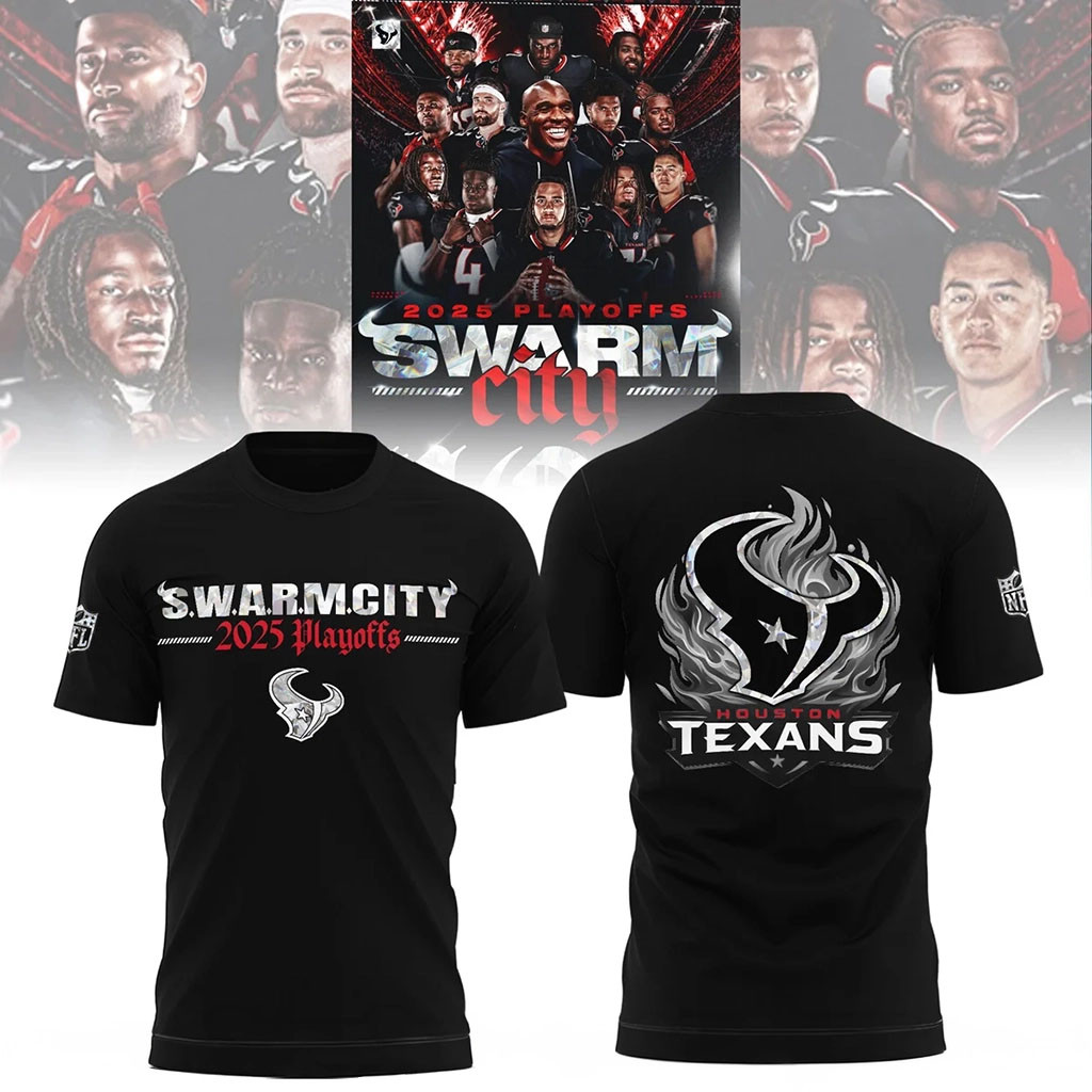 Houston Texans SWARM City Shirt Texans Merch Presents For Football Lovers