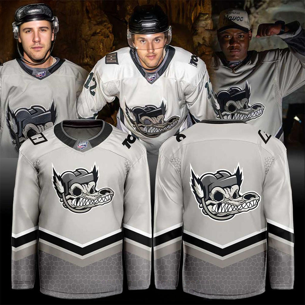 Huntsville Havoc 2026 2027 Bon Stone Night Hockey Jersey Huntsville Havoc Merch Fan Gifts