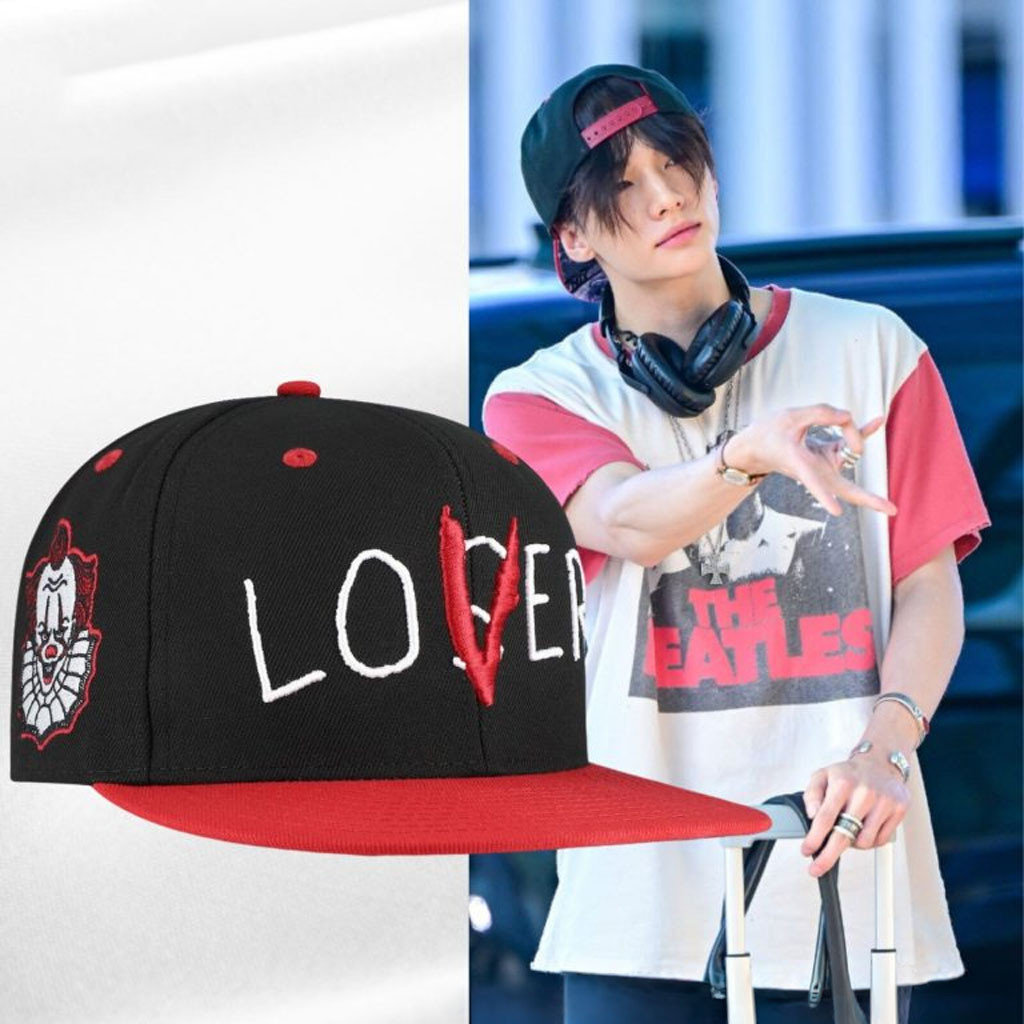 Hyunjin Stray Kids IT Pennywise Loser Lover X New Era Snapback Hat 2026 Stray Kids Merch