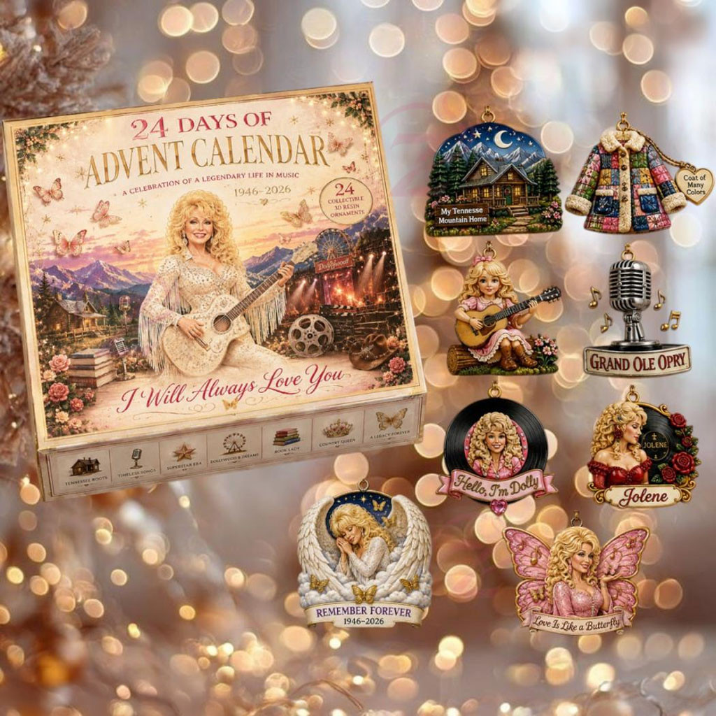 I Will Always Love You Dolly Parton Advent Calendar Dolly Parton Merch Memorial Gifts