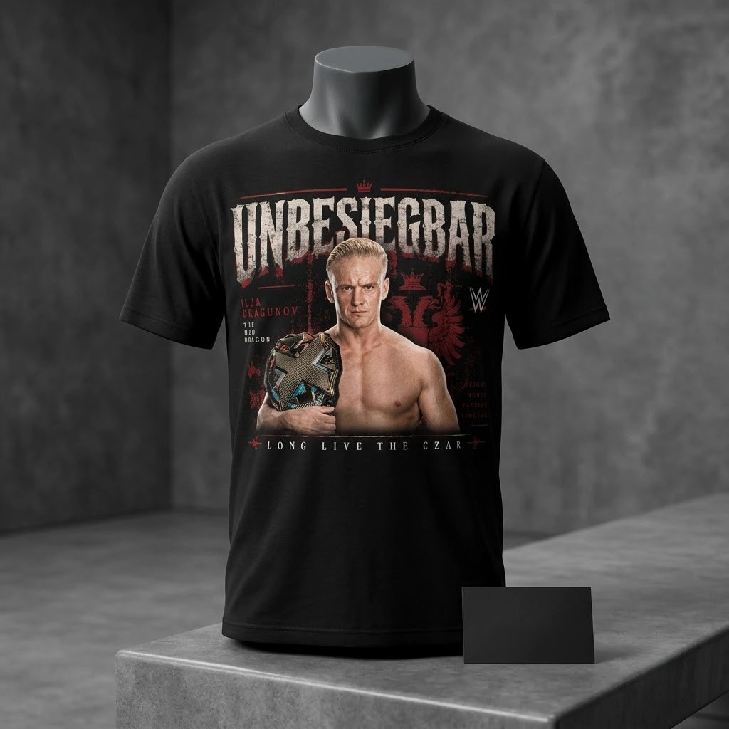 Ilja Dragunov Unbesiegbar The Mad Dragon Farewell T-Shirt Ilja Dragunov Merch Gifts For Him