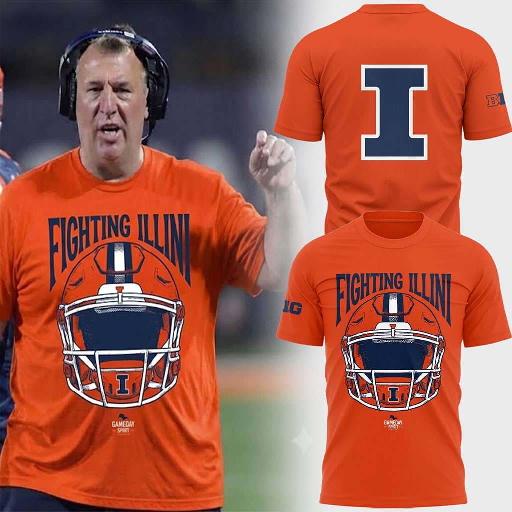 Illinois Football GameDay Shirt Illinois Fighting Illini Merch Best Gifts For Football Fans Illinois Football GameDay Shirt Illinois Fighting Illini Merch Best Gifts For Football Fans