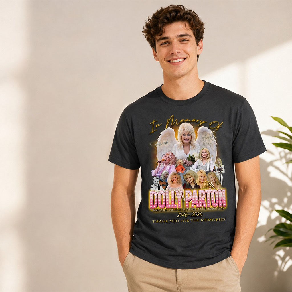 In Memory of Dolly Parton Shirt Country Music Legend Memorial Tribute T-Shirt Gifts For Dolly Fans