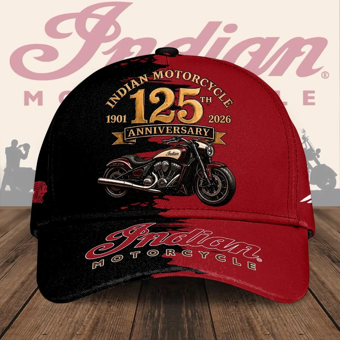 Indian Motorcycle 125th Anniversary Hat 2026 Indian Motorcycle Merch Best Gifts For Him
