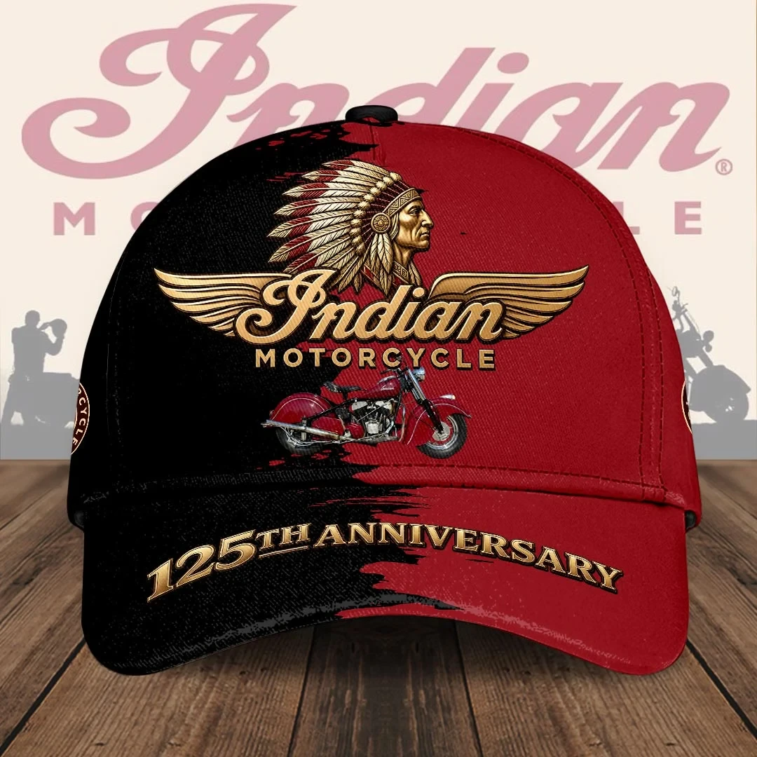 Indian Motorcycle 125th Anniversary Hat Indian Motorcycle Merch Best Gifts For Bikers Indian Motorcycle 125th Anniversary Hat Indian Motorcycle Merch Best Gifts For Bikers