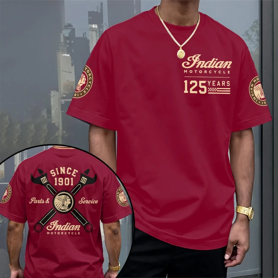 Indian Motorcycle 125th Anniversary Shirt Indian Motorcycle Merch 125 Years Of Riding Legacy Tee
