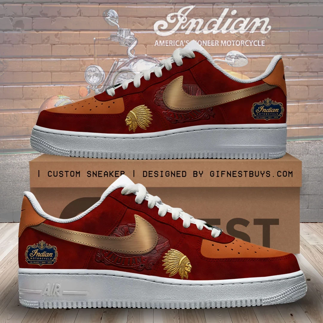 Indian Motorcycle 125th Anniversary Sneaker Legendary American Motorcycle Merch Bikers Gifts