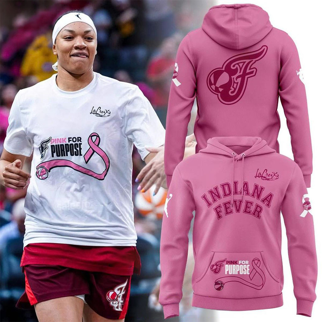 Indiana Fever LaCroix Pink For Purpose 2026 Tribute Night Hoodie Indiana Fever Merch Fan Gifts