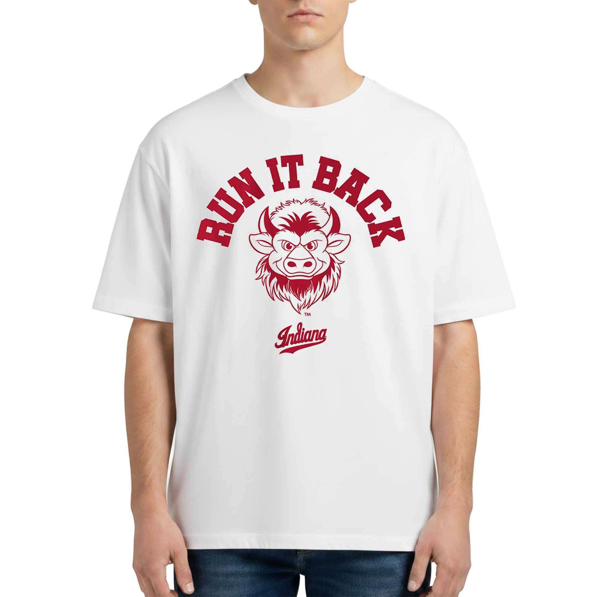 Indiana Football Run It Back Shirt Indiana Hoosiers Merch Presents For Football Fans