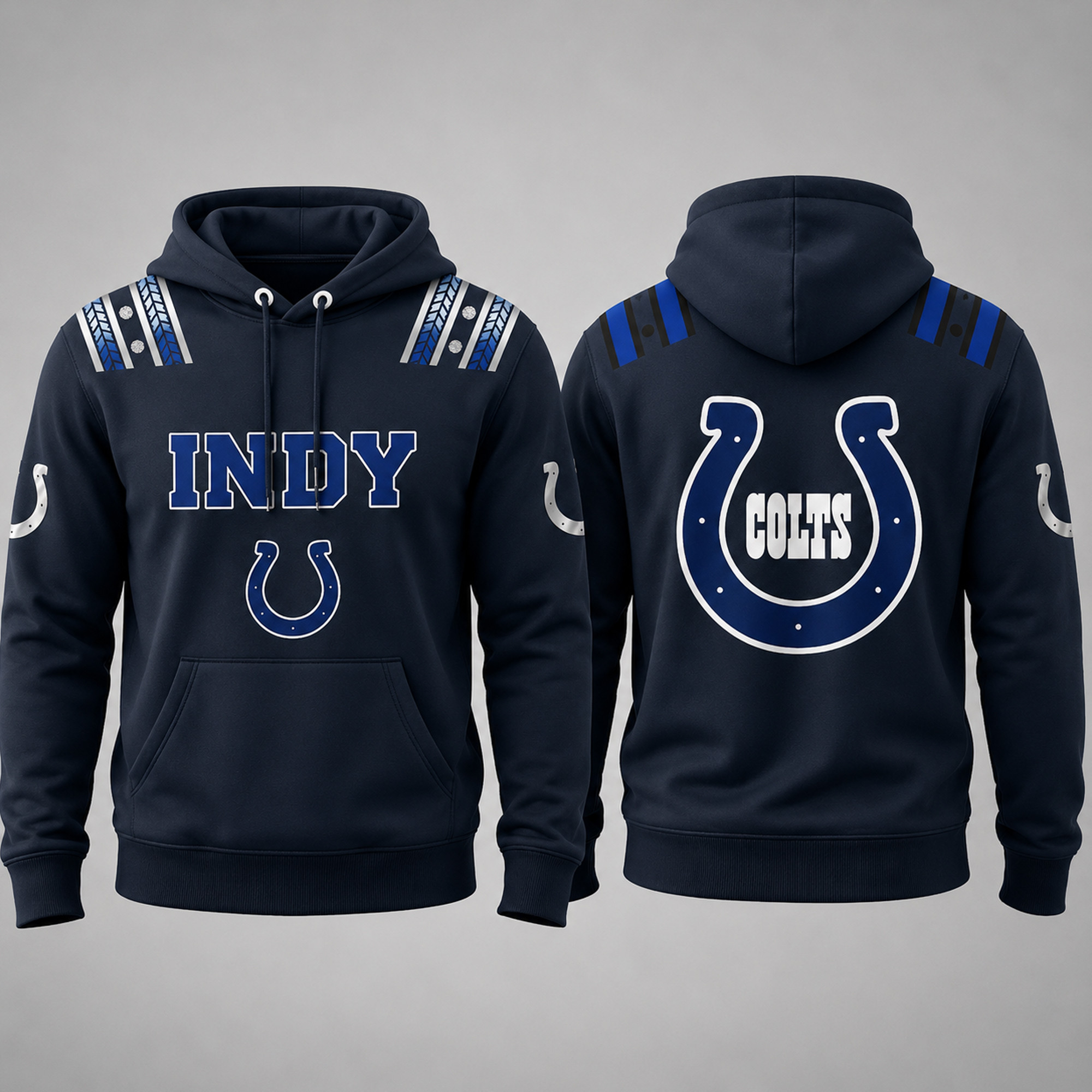 Indianapolis Colts 2026 Rivalries Anvil Strike Graphic Pullover Hoodie