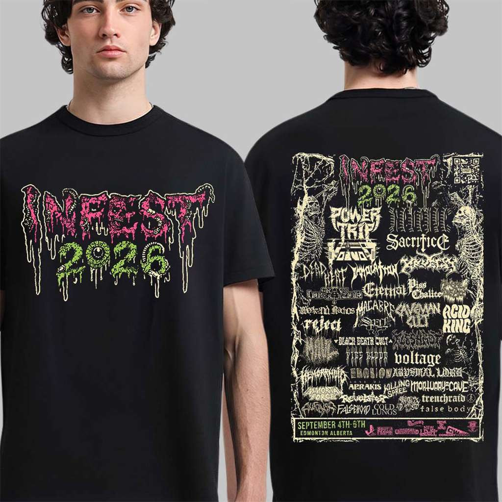 Infest 2026 Edmonton Canada September 4-6 2026 Logo T-Shirt Infest Merch Gift For Fans
