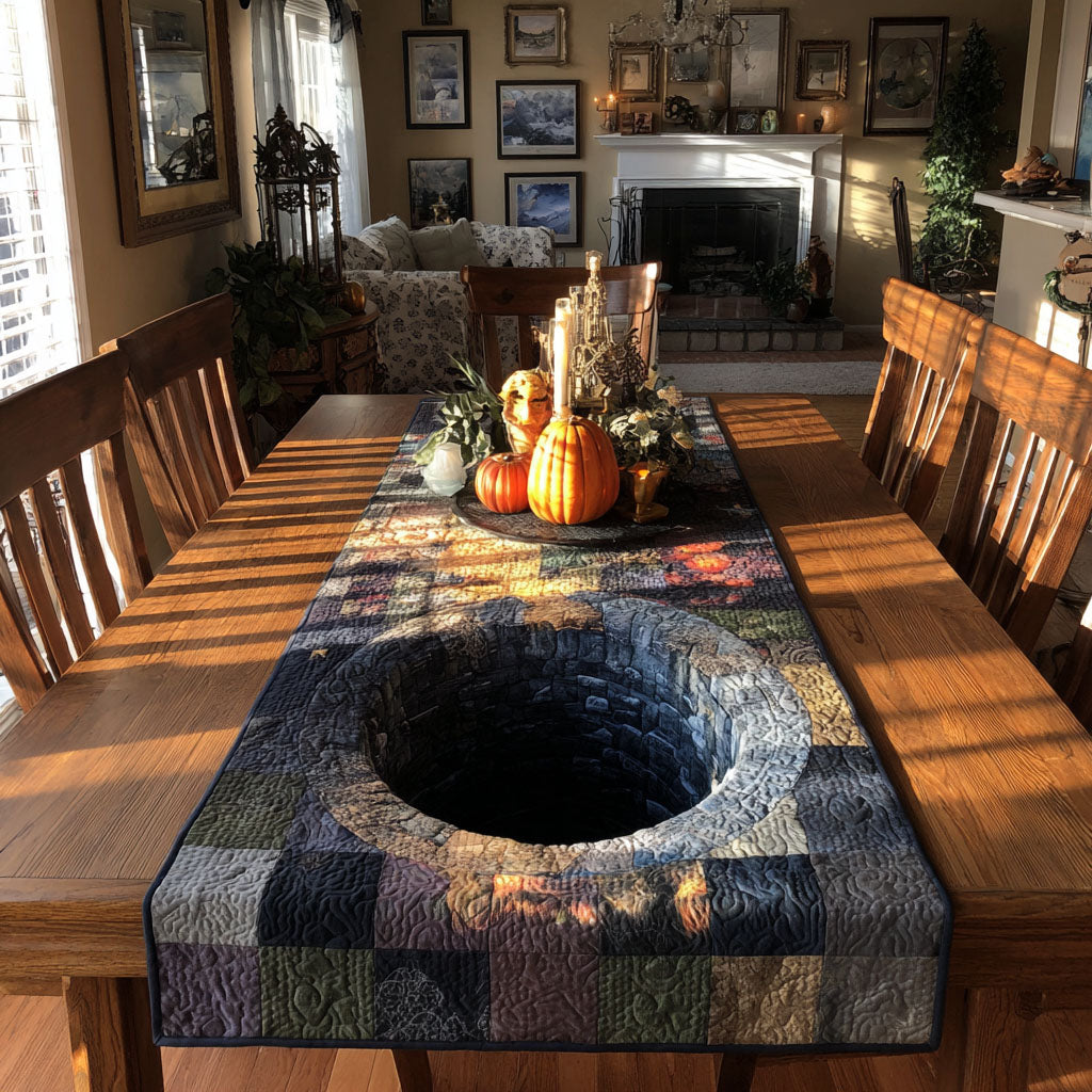 Into the Darkness Quilted Table Runner Fall Table Runner Cute Halloween Gifts