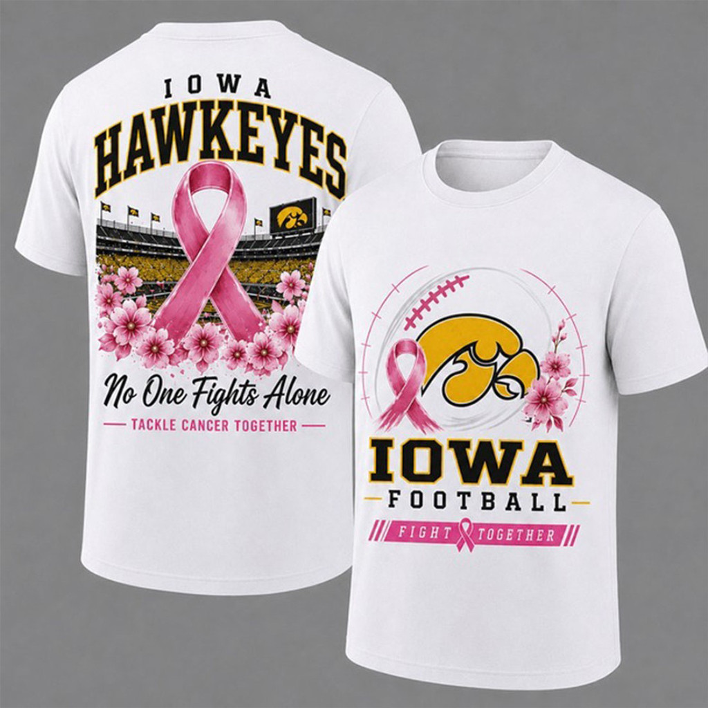 Iowa Hawkeyes Breast Cancer Awareness T-Shirt Fight Together Shirt Iowa Hawkeyes Merch Iowa Hawkeyes Breast Cancer Awareness T-Shirt Fight Together Shirt Iowa Hawkeyes Merch