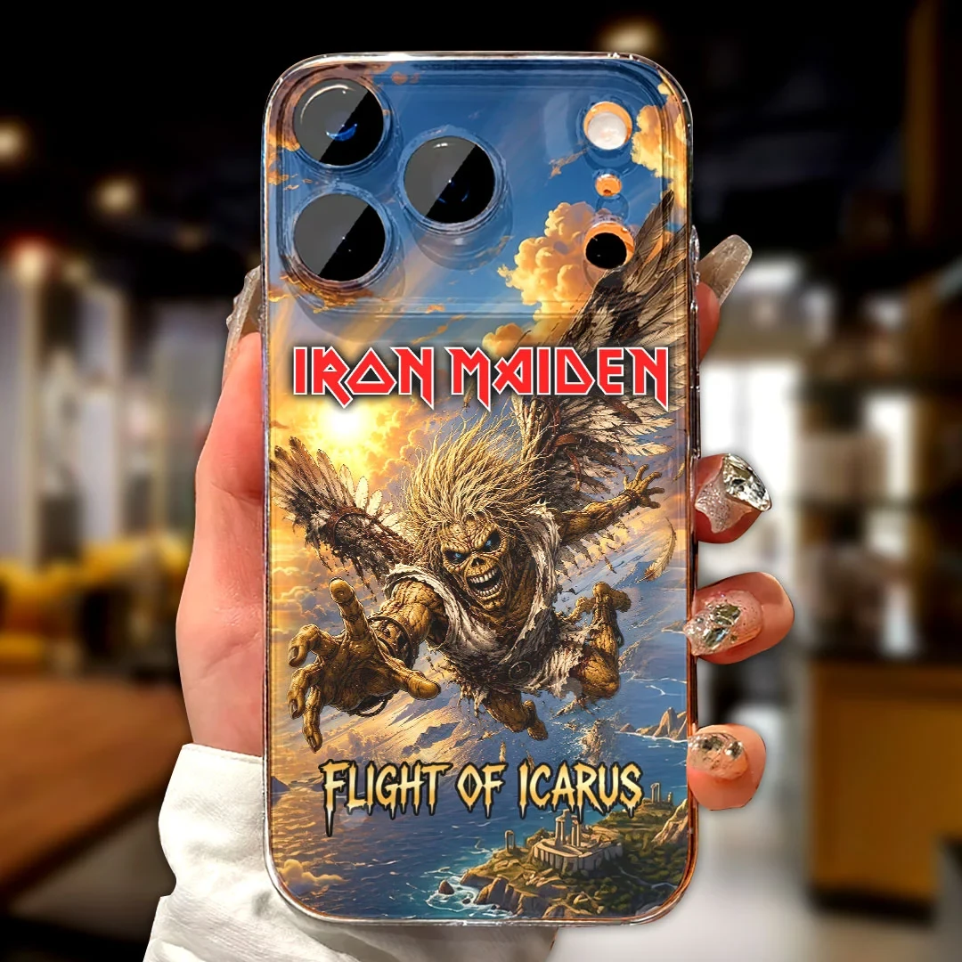 Iron Maiden Flight Of Icarus Phone Case Iron Maiden Merch Gifts For Metalheads