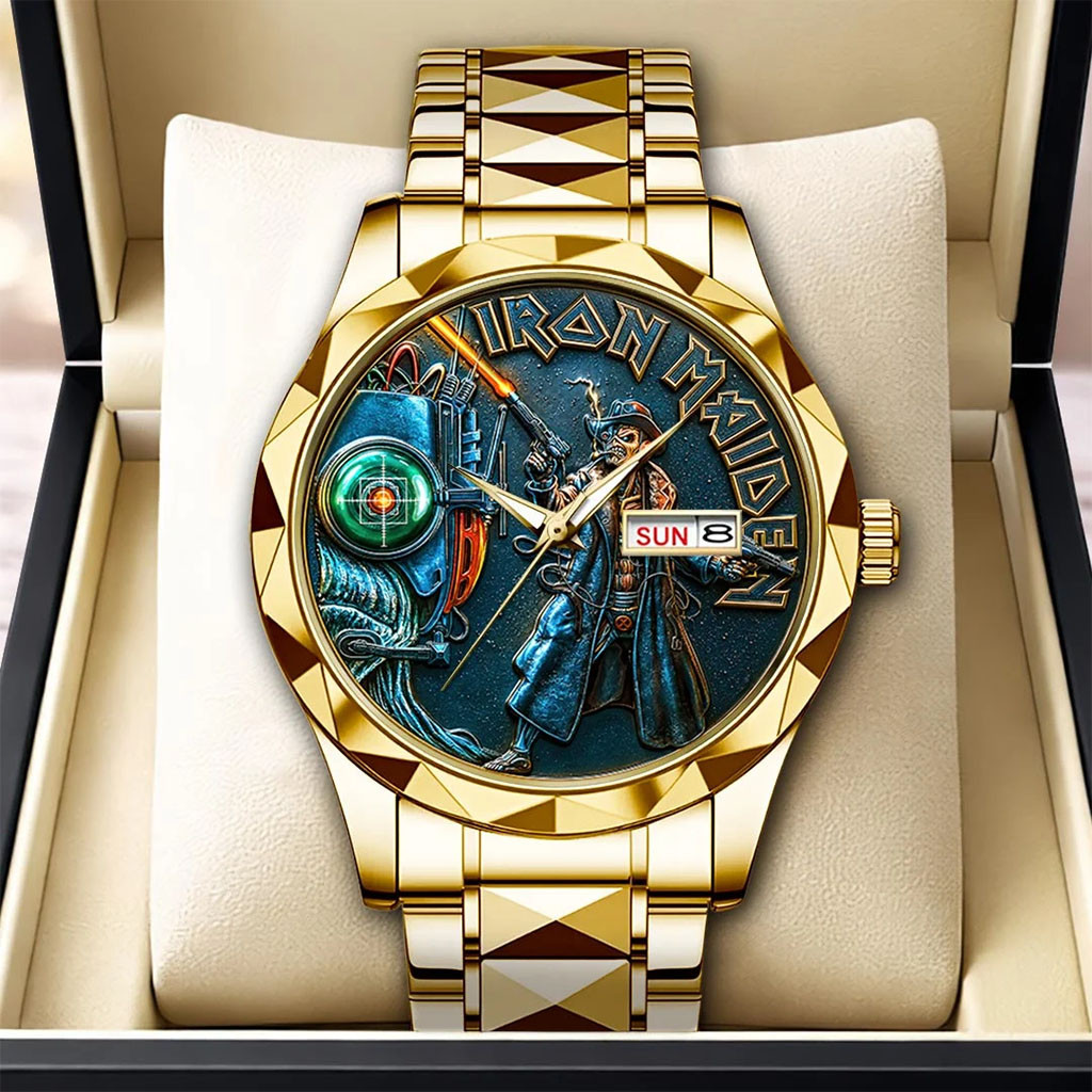 Iron Maiden Heavy Metal Band Watch Iron Maiden Merch Gifts For Music Fans