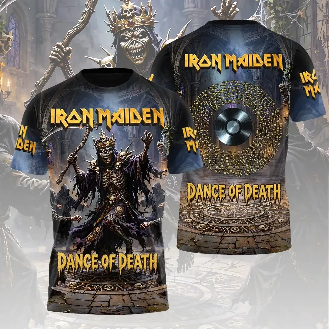Iron Maiden Merch Dance Of Death T-Shirt Best Gifts For Music Lovers