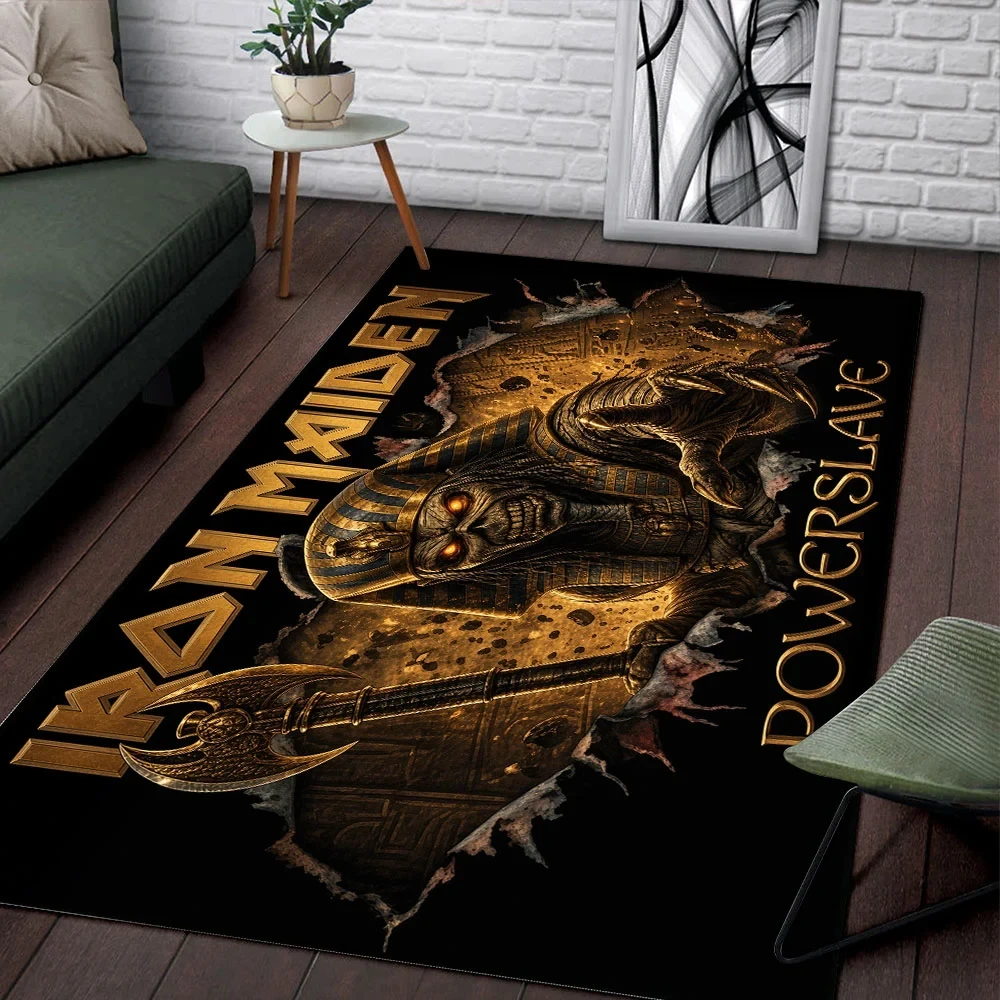 Iron Maiden Powerslave Rug World Tour 2026 Iron Maiden Merch Home Decor Gifts For Metalheads