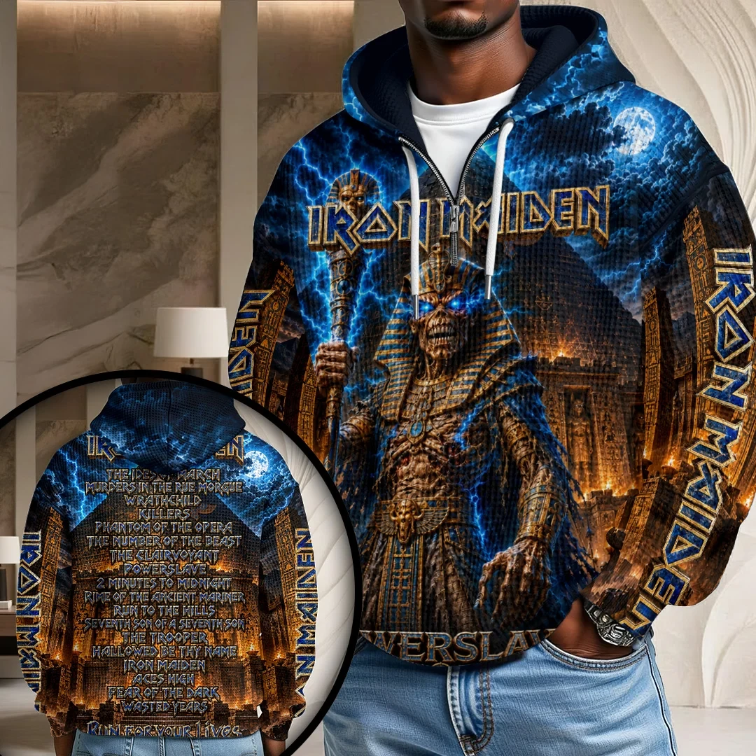 Iron Maiden World Tour 2026 Half Zip Hoodie Iron Maiden Merchandise Gifts For Dudes Iron Maiden World Tour 2026 Half Zip Hoodie Iron Maiden Merchandise Gifts For Dudes