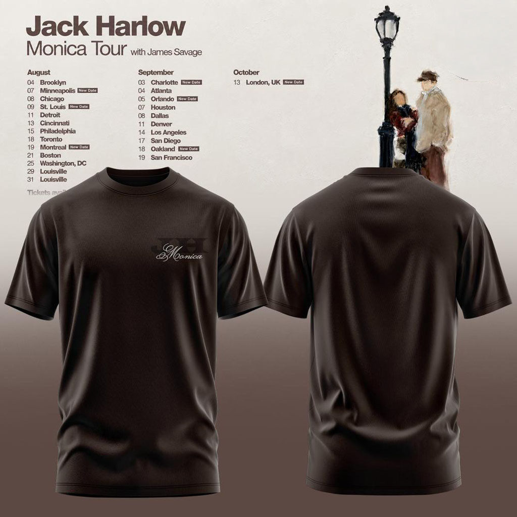 Jack Harlow Monica Tour Minimalist T-Shirt 2026 Jack Harlow Merch Gift For Music Lovers Jack Harlow Monica Tour Minimalist T-Shirt 2026 Jack Harlow Merch Gift For Music Lovers