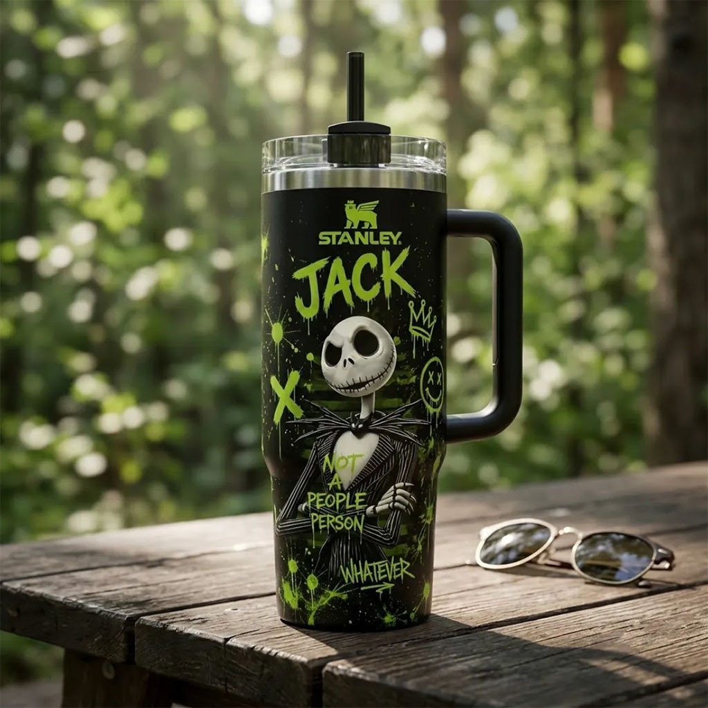 Jack Skellington Not A People Person Tumbler The Nightmare Before Christmas Merch Halloween Gift