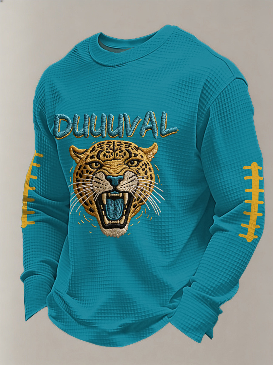 Jacksonville Jaguars DUUUVAL Football Long Sleeve Shirt Jaguars Merch Jacksonville Football Gear