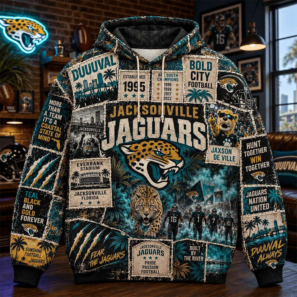 Jacksonville Jaguars Duuuval Hoodie Bold City Football Hoodie Jacksonville Jaguars Merch Gifts