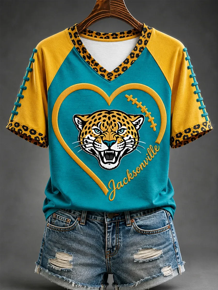 Jacksonville Jaguars Merch DUUUVAL Game Day V-Neck T-Shirt Jacksonville Fan Outfit Women Jacksonville Jaguars Merch DUUUVAL Game Day V-Neck T-Shirt Jacksonville Fan Outfit Women