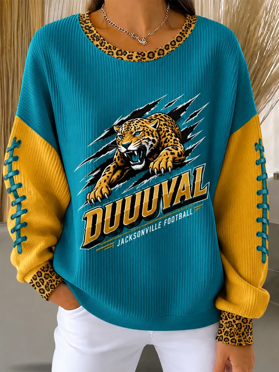 Jacksonville Jaguars Merch DUUUVAL Jacksonville Football Sweatshirt Football Game Day Gifts