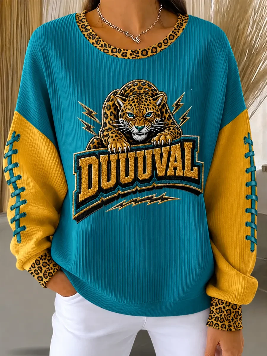 Jacksonville Jaguars Merch DUUUVAL Jacksonville Football Sweatshirt Football Tailgate Apparel