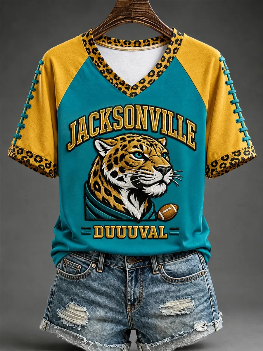 Jacksonville Jaguars Merch Duuuval Jacksonville Football V-Neck T-Shirt Game Day Gifts Jacksonville Jaguars Merch Duuuval Jacksonville Football V-Neck T-Shirt Game Day Gifts