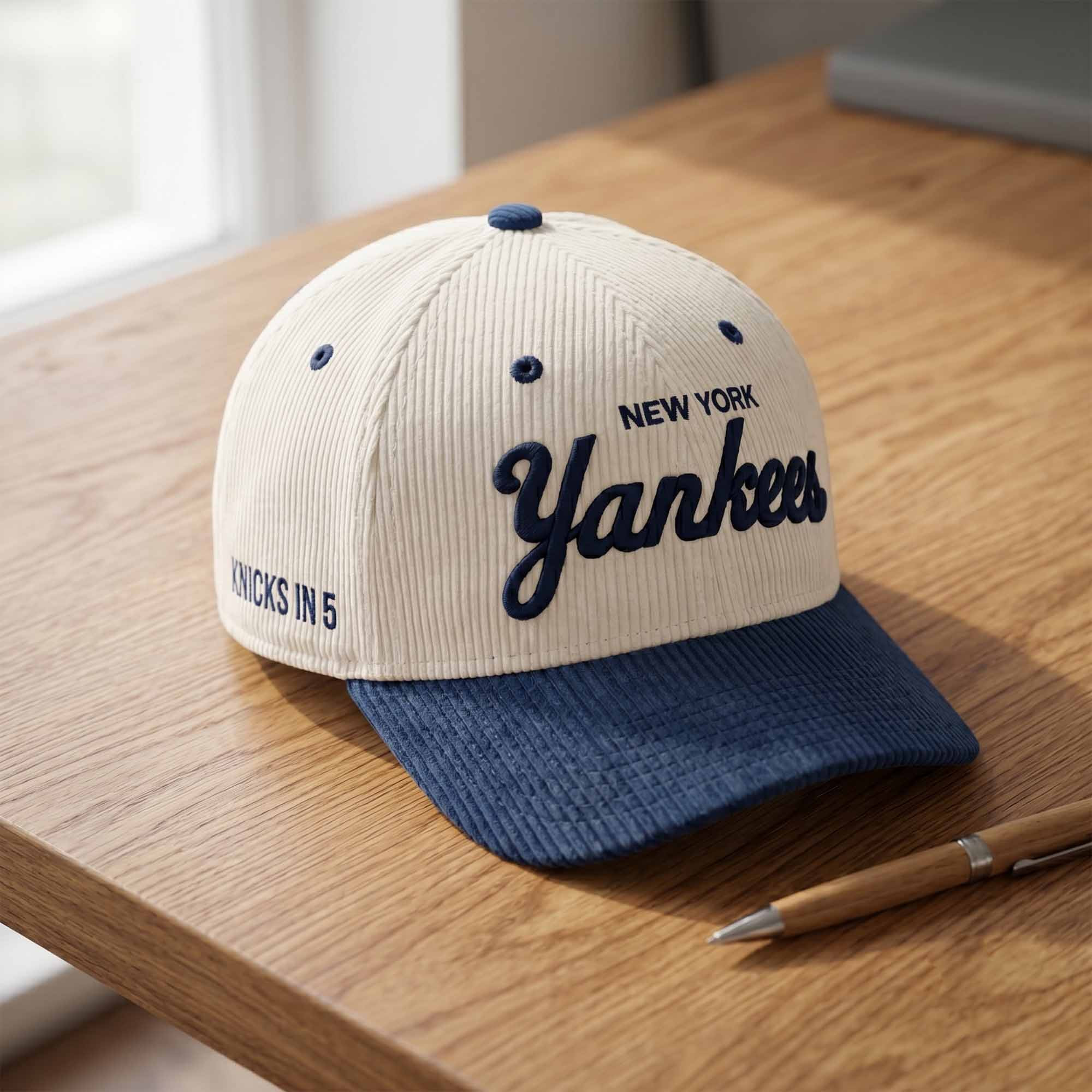 Jalen Brunson NY Yankees Knicks In 5 Hat
