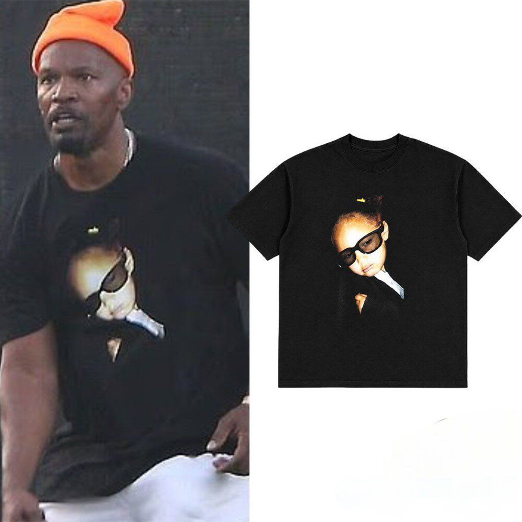 Jamie Foxx Annalise Foxx Baby Photo Tribute T-Shirt Jamie Foxx Merch Fans Gifts