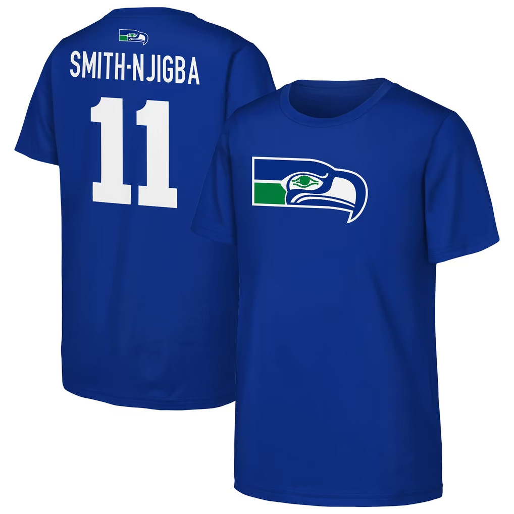 Jaxon Smith-Njigba T-Shirt 2026 Seattle Seahawks Merch #11 Logo Shirt Gift For Football Fans