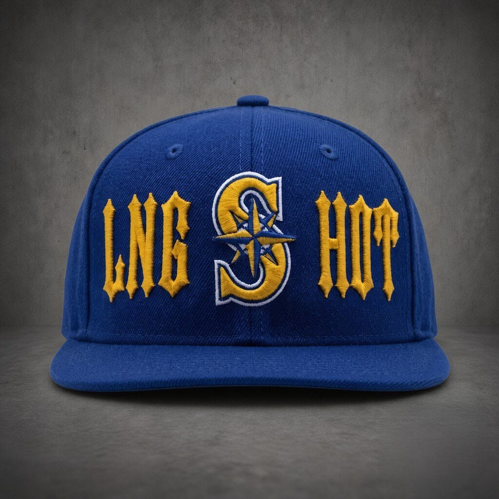 Jay Park Lngshot X Seattle Mariners Snapback Hat Embroidered Jay Park Merch Gift For Fans Jay Park Lngshot X Seattle Mariners Snapback Hat Embroidered Jay Park Merch Gift For Fans