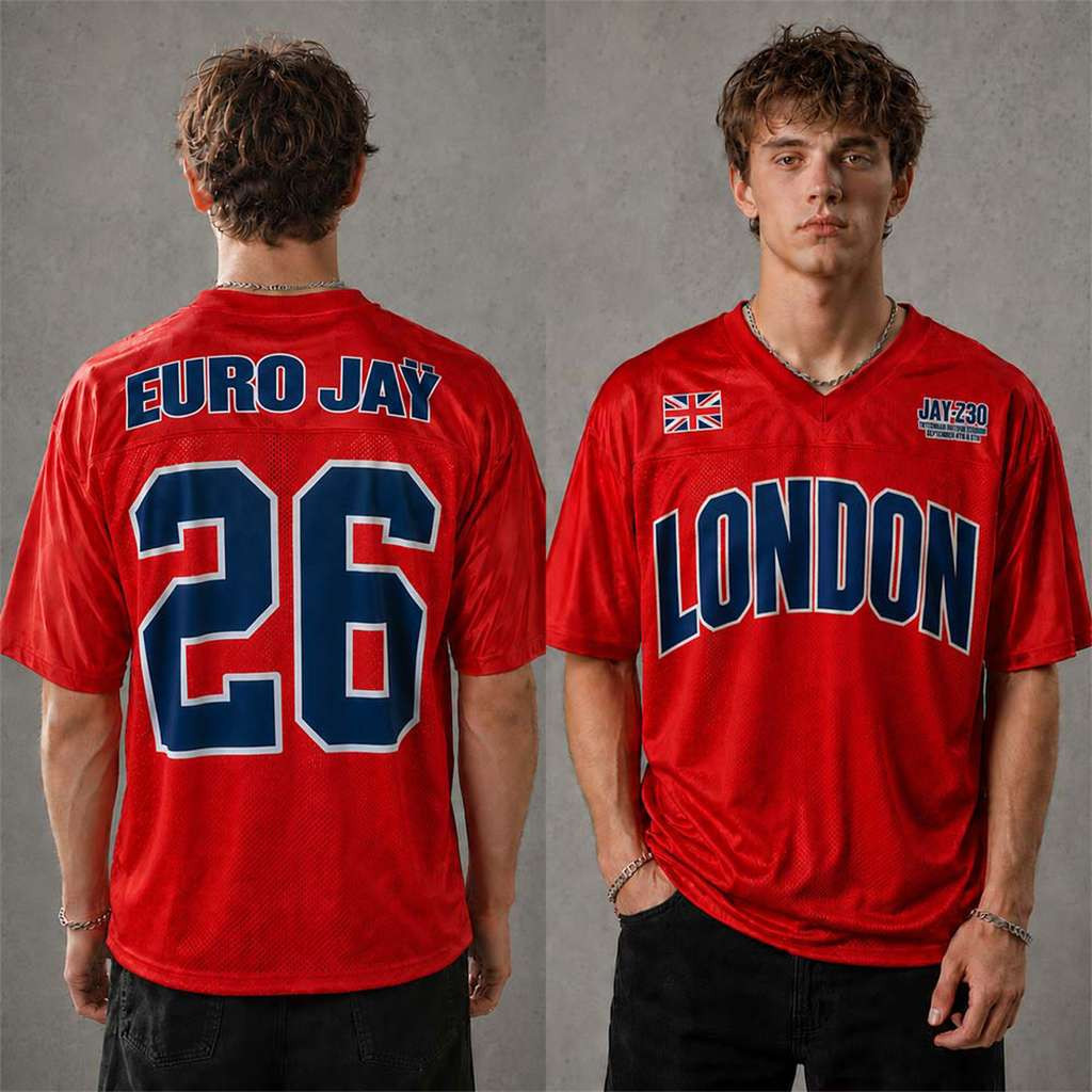 Jay-Z London 2026 Jay-Z30 At Tottenham Hotspur Stadium Euro Jay Football Jersey Jay-Z Merch