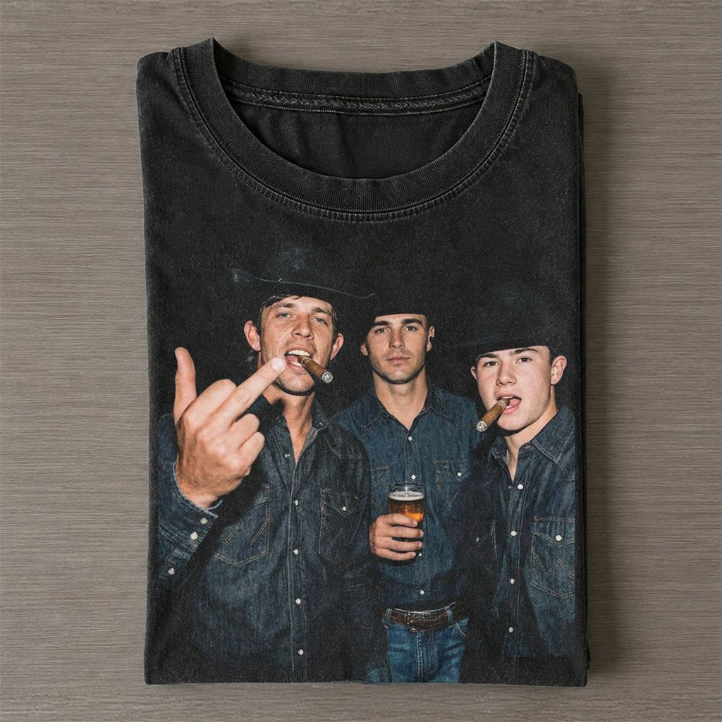 JB Mauney And Jose Vitor Leme And John Crimber Drunk Smoke Wash T-Shirt Gifts For Fans