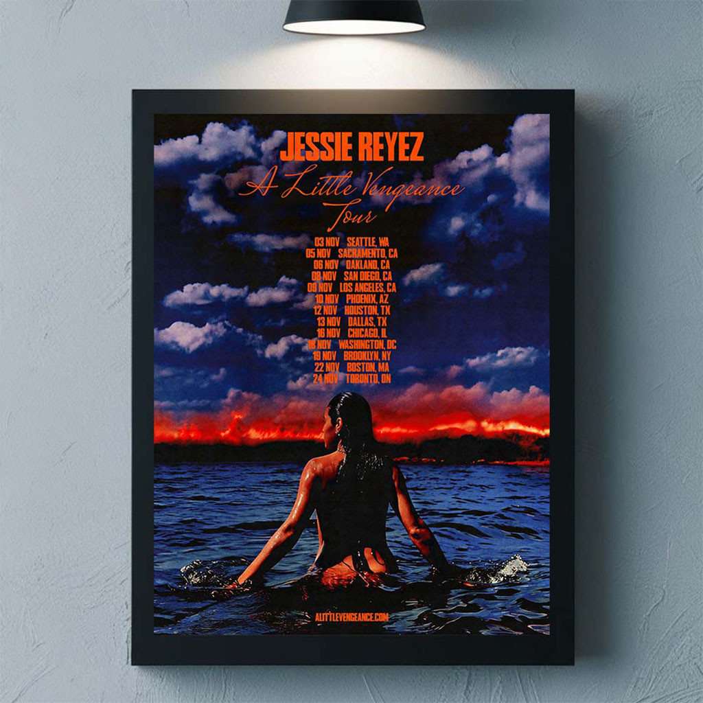 Jessie Reyez Merch A Little Vengeance Tour 2026 North America Schedule Dates Poster Fan Gifts