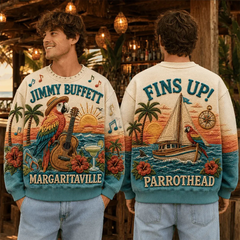Jimmy Buffett Margaritaville Sweatshirt Jimmy Buffett Merch Memorial Gear Gifts For Music Fans