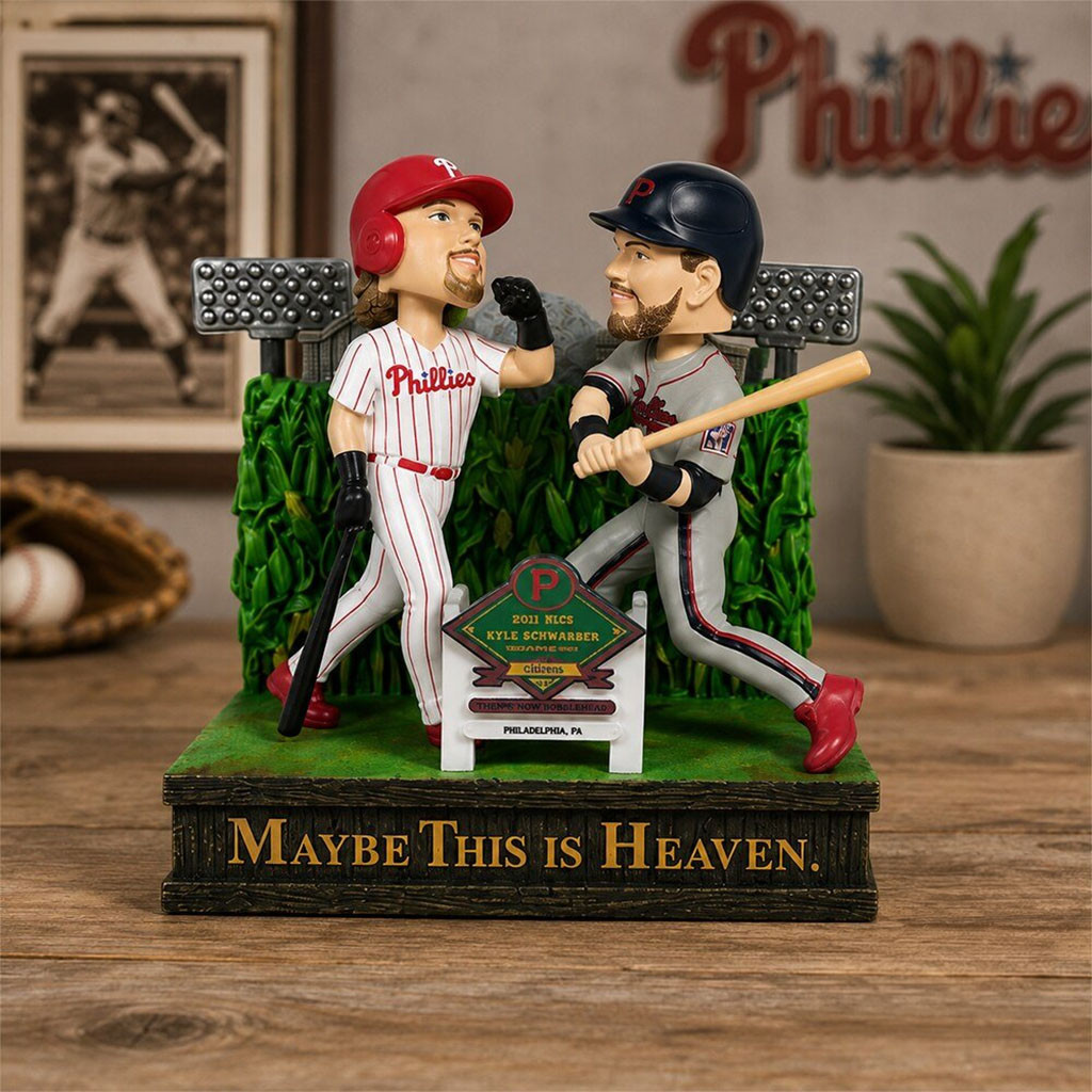 John Kruk And Kyle Schwarber Maybe This Is Heaven Dual Acrylic Plaque Gifts For Baseball Fans