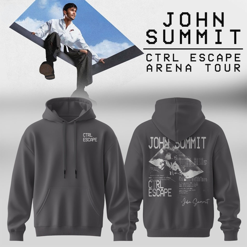 John Summit CTRL ESCAPE Arena Tour 2026 Hoodie John Summit Merch Gifts For Music Lovers