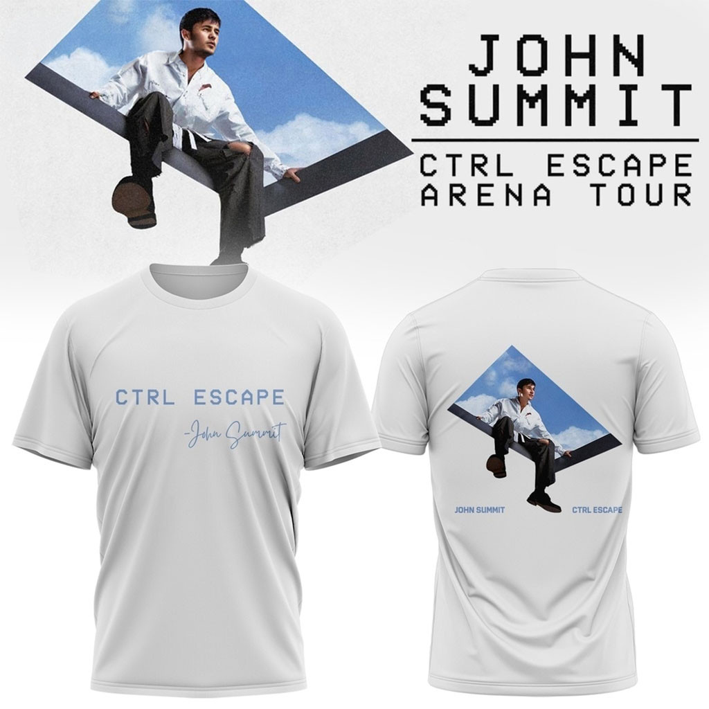 John Summit CTRL ESCAPE Arena Tour 2026 Shirt John Summit Merch Best Gifts For Music Lovers