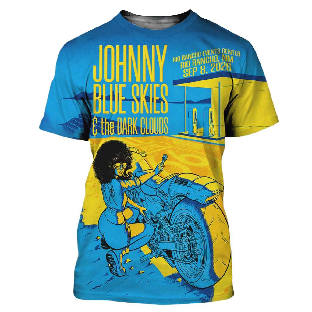 Johnny Blue Skies And The Dark Clouds Rio Rancho NM 2026 Event Shirt Sturgill Simpson Merch