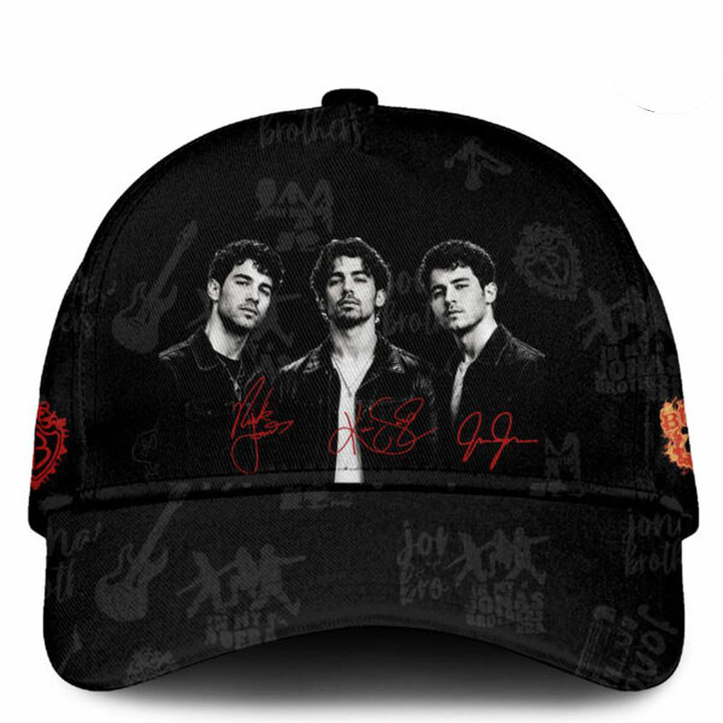 Jonas Brothers The Burning Up Tour 2026 Hat Signed Baseball Cap Jonas Brothers Merch Fan Gifts