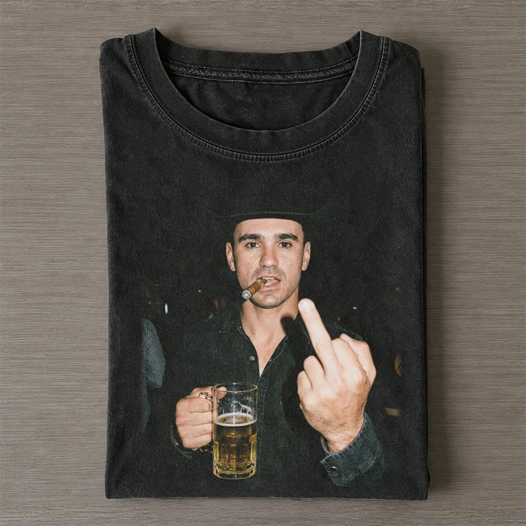 Jose Vitor Leme Drunk Smoke Wash T-Shirt Western Rodeo Shirt Gifts For Bull Riding Lovers