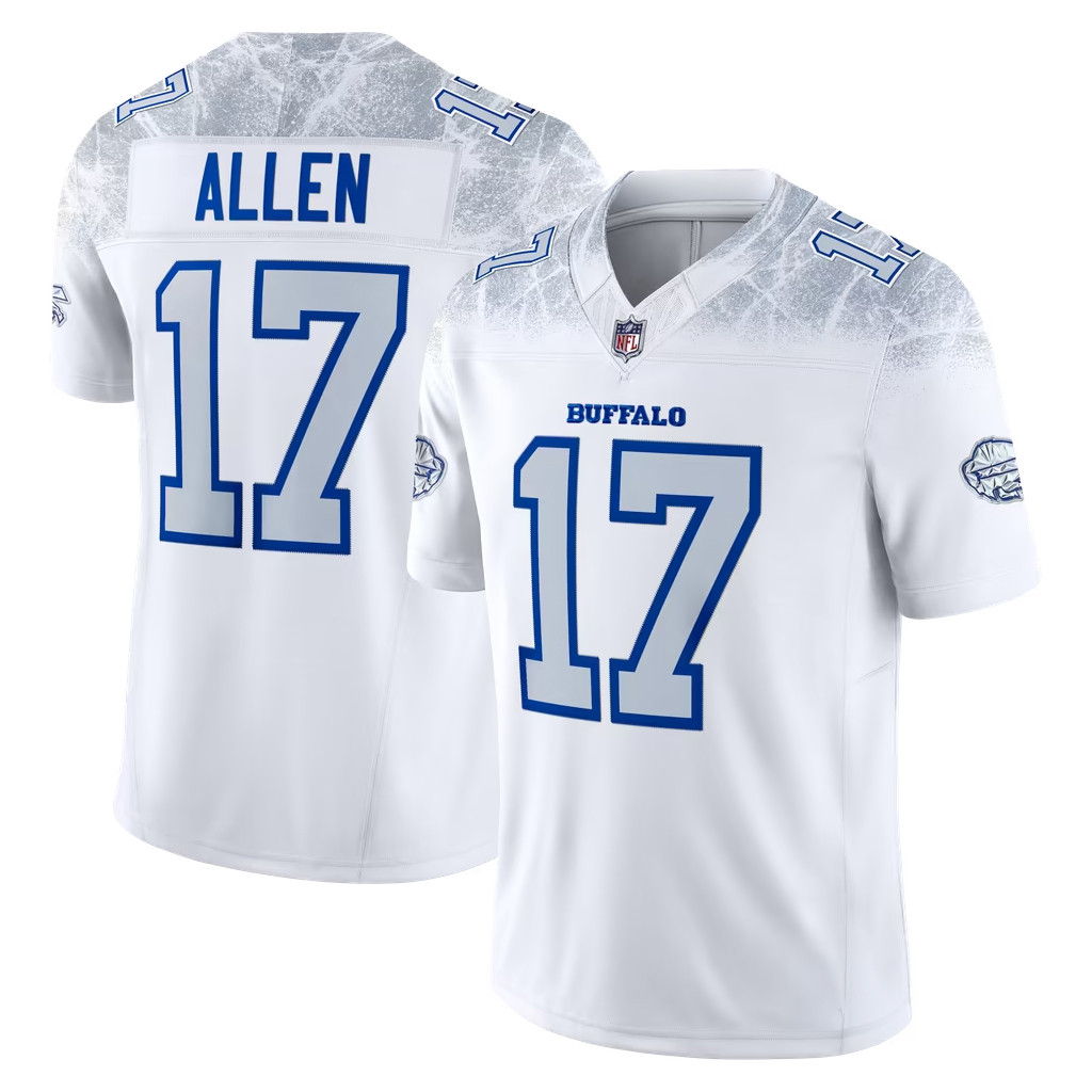 Josh Allen Merch #17 Buffalo Bills Josh Allen Rivalries Collection Jersey Football Fan Gifts