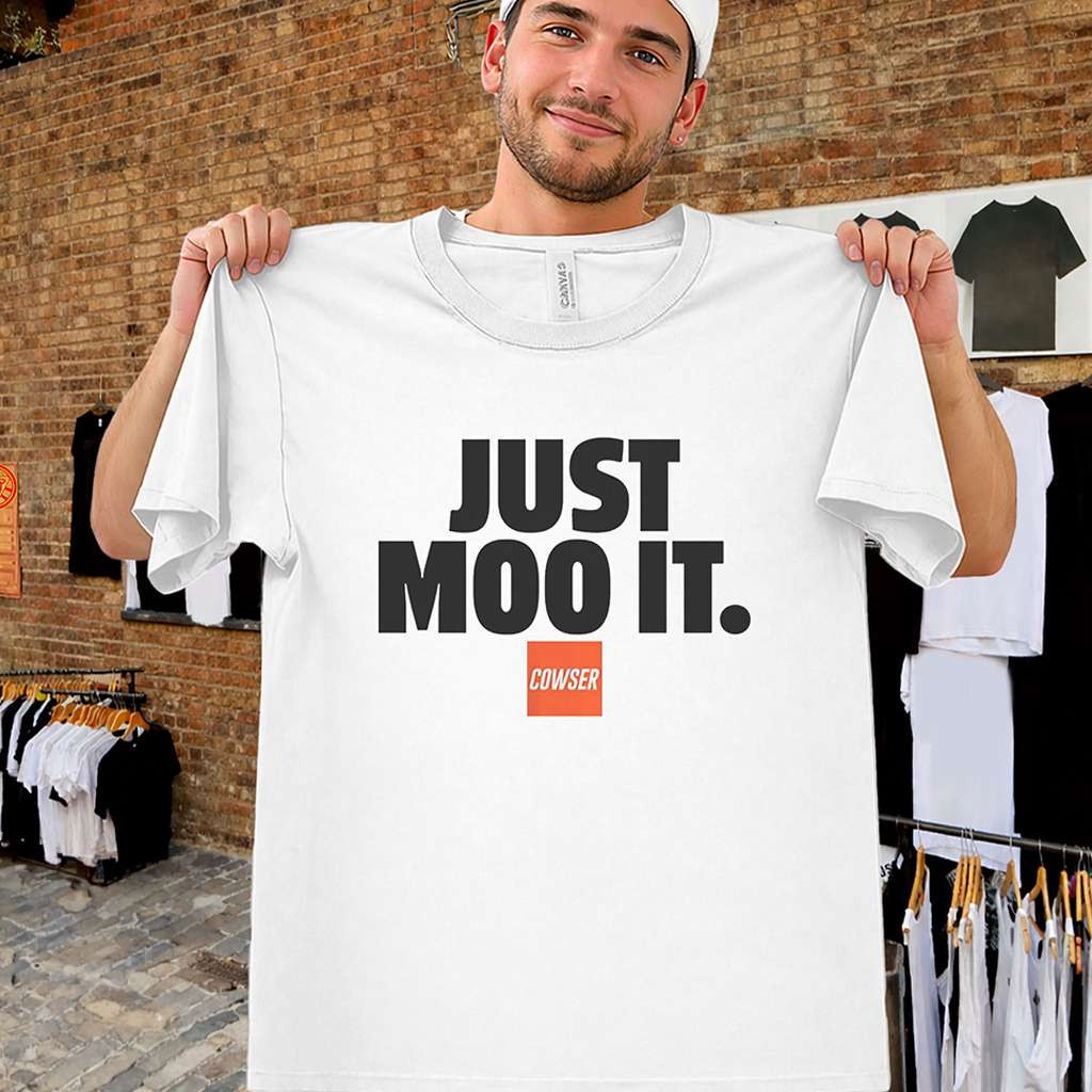 Just Moo It Shirt Colton Cowser Baltimore Orioles Merch Gifts For Baseball Lovers