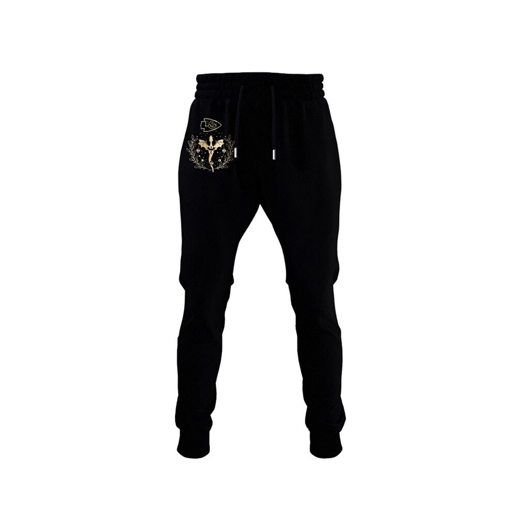 Kansas City Chiefs Dragon Wing Fantasy Night 2026 Sweatpants Black Chiefs Merch Gift For Fans Kansas City Chiefs Dragon Wing Fantasy Night 2026 Sweatpants Black Chiefs Merch Gift For Fans
