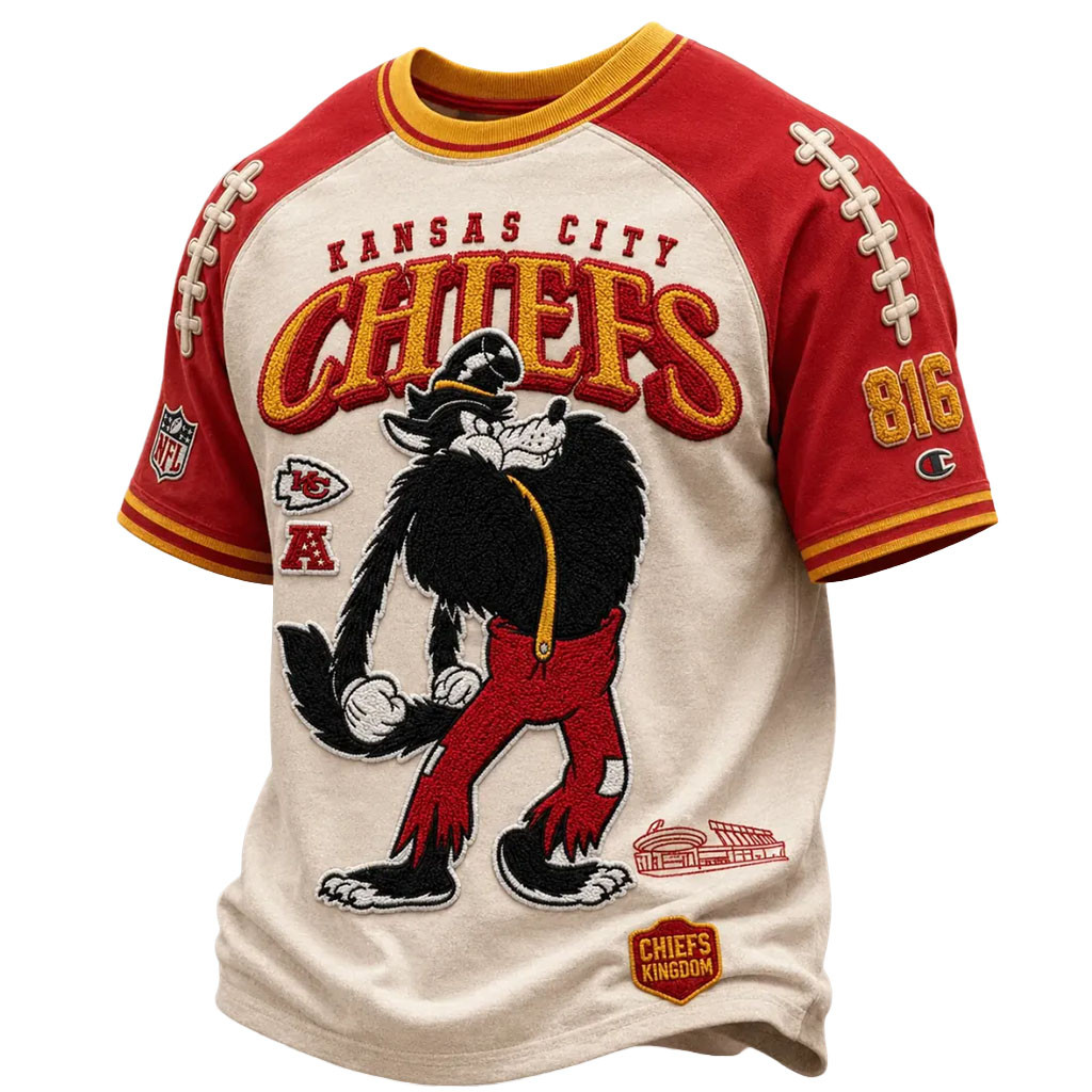 Kansas City Chiefs Football Mascot Shirt Kingdom Chiefs Merch Best Gifts For Football Fans