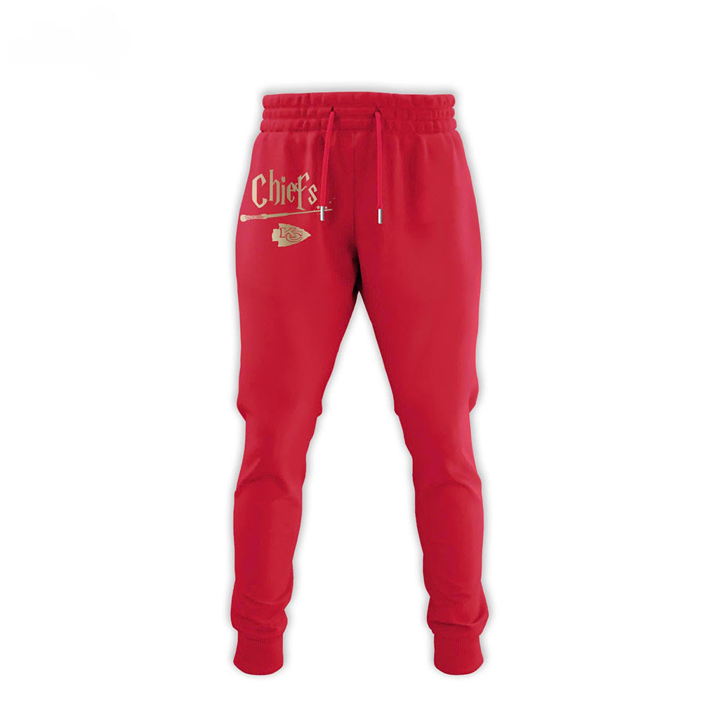 Kansas City Chiefs Harry Potter 25th Anniversary Sweatpants KC Chiefs Merch Gift For Game Day